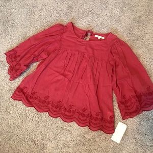 LAST CHANCE 🚨Red Floral Top